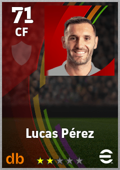 Lucas Pérez eFootball player card