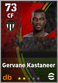 Gervane Kastaneer eFootball player card