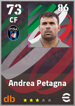 Andrea Petagna eFootball player card