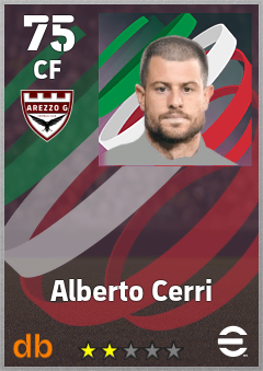 Alberto Cerri eFootball player card