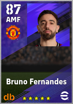 Bruno Fernandes — AMF, OVR 87, MAX 93