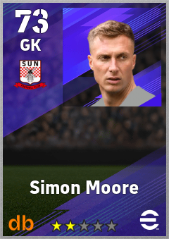Simon Moore eFootball player card