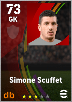 Simone Scuffet eFootball player card