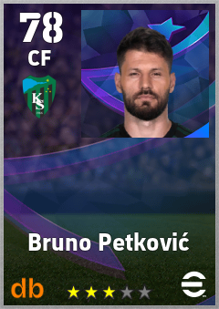 Bruno Petković — CF, OVR 78, MAX 87