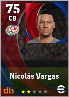 Nicolás Vargas eFootball player card