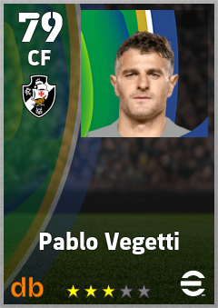 Pablo Vegetti — CF, OVR 79, MAX 79