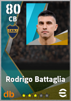 Rodrigo Battaglia — CB, OVR 80, MAX 80