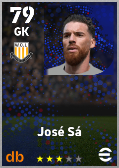 José Sá eFootball player card
