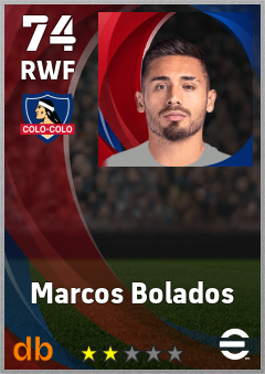 Marcos Bolados — RWF, OVR 74, MAX 74
