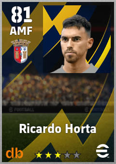 Ricardo Horta — AMF, OVR 81, MAX 89