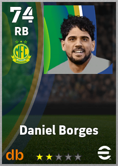 Daniel Borges — RB, OVR 74, MAX 74