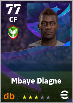 Mbaye Diagne — CF, OVR 77, MAX 77