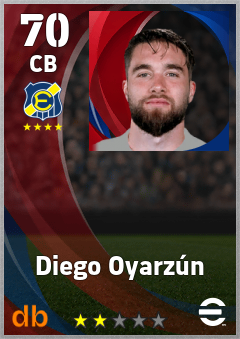 Diego Oyarzún — CB, OVR 70, MAX 70