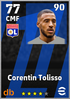 Corentin Tolisso eFootball player card