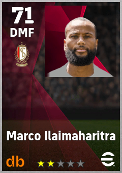 Marco Ilaimaharitra — DMF, OVR 71, MAX 71