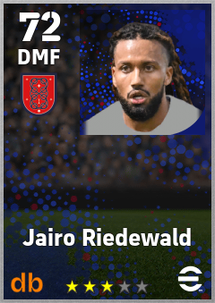 Jairo Riedewald eFootball player card