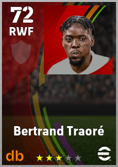 Bertrand Traoré eFootball player card