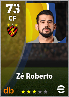 Zé Roberto — CF, OVR 73, MAX 73