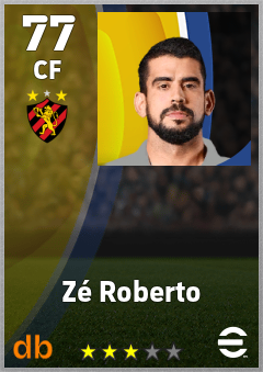 Zé Roberto — CF, OVR 77, MAX 77