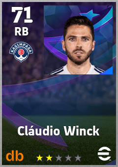Cláudio Winck eFootball player card