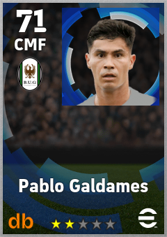 Pablo Galdames — CMF, OVR 71, MAX 71