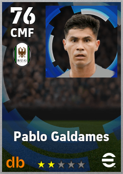 Pablo Galdames — CMF, OVR 76, MAX 76