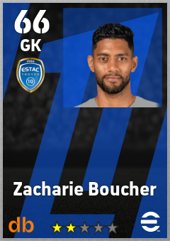 Zacharie Boucher eFootball player card