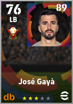 José Gayà eFootball player card