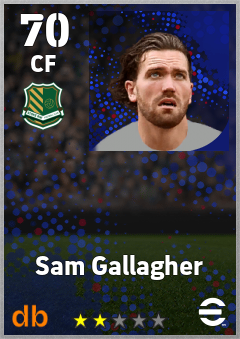 Sam Gallagher — CF, OVR 70, MAX 70