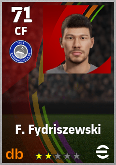 F. Fydriszewski — CF, OVR 71, MAX 71
