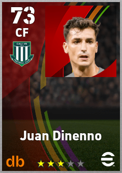 Juan Dinenno — CF, OVR 73, MAX 73