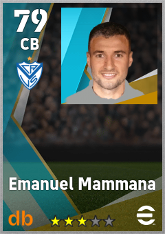Emanuel Mammana — CB, OVR 79, MAX 79