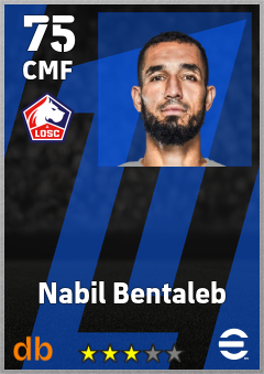 Nabil Bentaleb eFootball player card