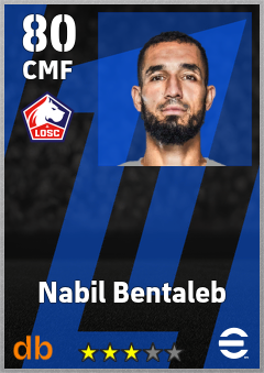 Nabil Bentaleb — CMF, OVR 80, MAX 80