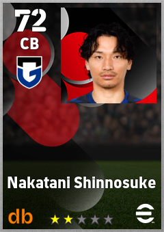 Nakatani Shinnosuke eFootball player card