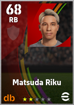 Matsuda Riku eFootball player card