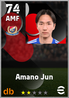 Amano Jun — AMF, OVR 74, MAX 74