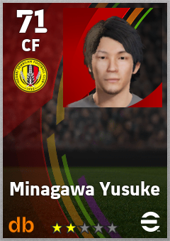 Minagawa Yusuke eFootball player card