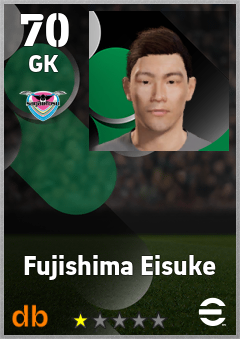 Fujishima Eisuke — GK, OVR 70, MAX 70