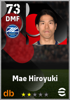 Mae Hiroyuki — DMF, OVR 73, MAX 73