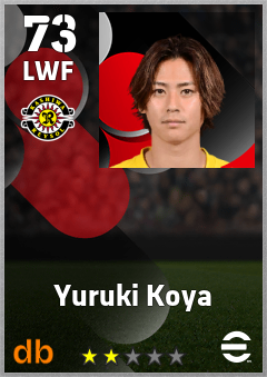 Yuruki Koya — LWF, OVR 73, MAX 73