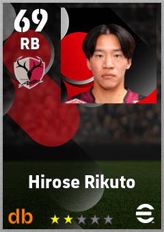 Hirose Rikuto eFootball player card