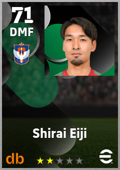 Shirai Eiji eFootball player card