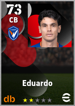 Eduardo — CB, OVR 73, MAX 73