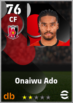 Onaiwu Ado — CF, OVR 76, MAX 76