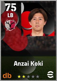 Anzai Koki eFootball player card