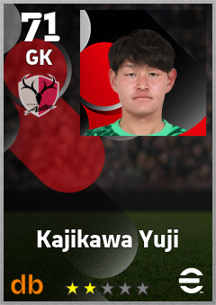 Kajikawa Yuji — GK, OVR 71, MAX 71