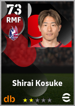 Shirai Kosuke eFootball player card