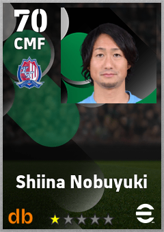 Shiina Nobuyuki — CMF, OVR 70, MAX 70