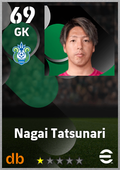 Nagai Tatsunari — GK, OVR 69, MAX 69
